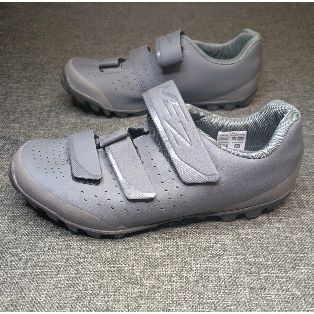 Shimano ME2 Bolt Clipless MTB Gray Cycling Bike Shoes Women's Size US 10/ EU 41